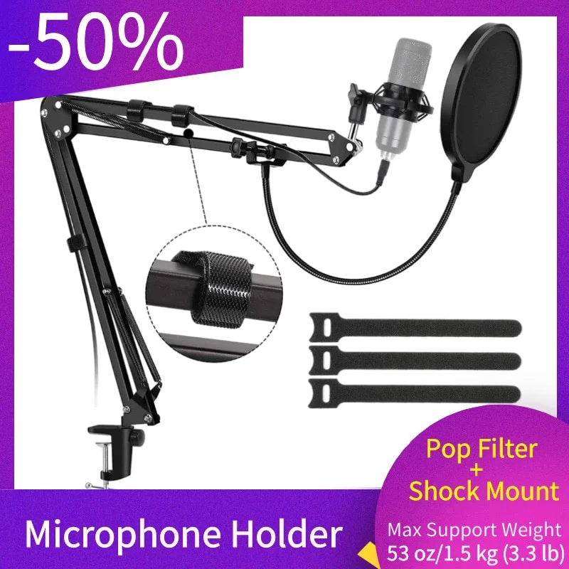 マイクスタンド,ブルー,マイク付き,衝撃マウント,bm 800用