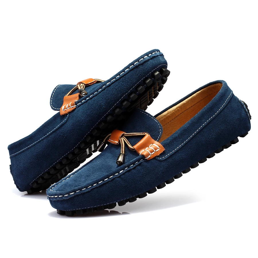 

Men Loafers Shoes Slip on Fashion Comfy Drive Moccasins Footwear Male Brand Leather Tassel Boat Casual Shoes Zapatillas Hombre