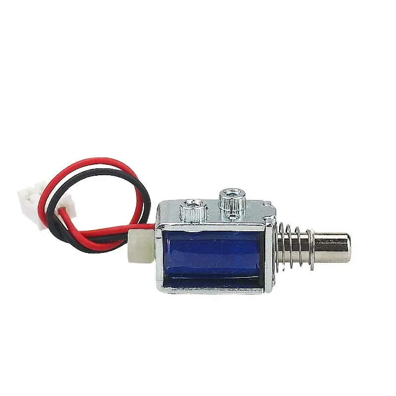 DC small 12v push pull Electromagnet 5v magnetic solenoid stroke 4mm mini electronic lock electric bolt lock