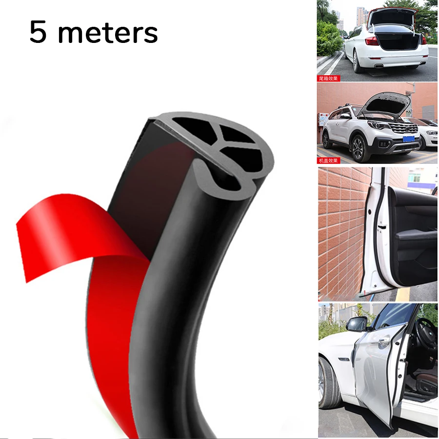 

196" Rubber RV Boat Car Sealing strip Protector Strip Weatherstrip Anticollision Sound insulation seal