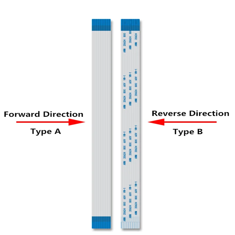 10PCS Length 15CM FPC Ribbon Flexible Flat CABLE PITCH 0.5mm / 1.0mm FFC FPC LCD Cable AWM 20624 80C 60V VW-1