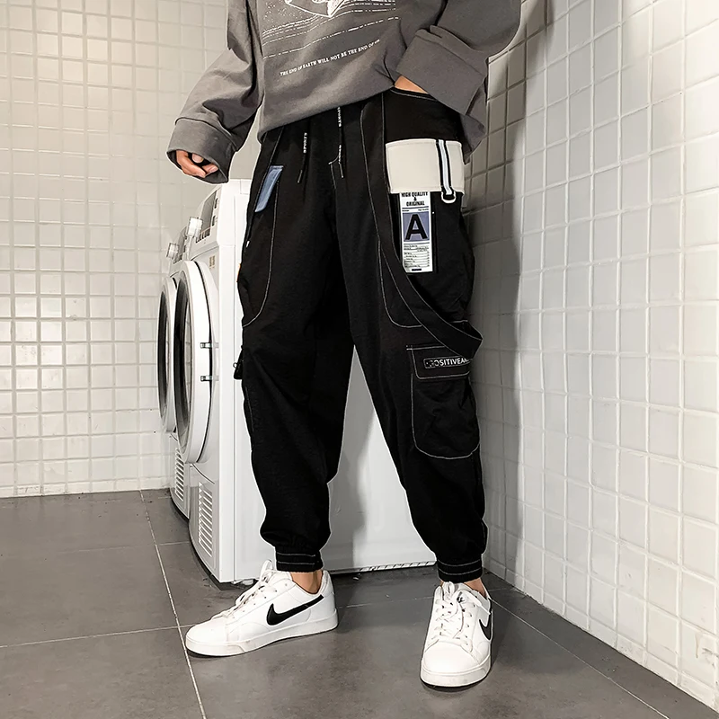 Chaifenko 2023 novo quente jogger lazer calças esportivas dos homens hip hop streetwear feixe pé carga calças moda impressão calças masculinas