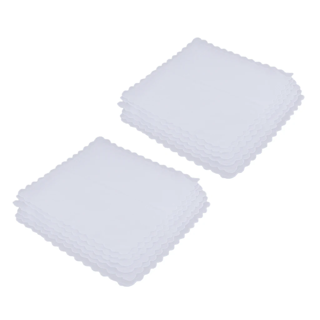 12 Pack Comfortable Cotton Plain White Hankie Ladies Handkerchiefs DIY Square