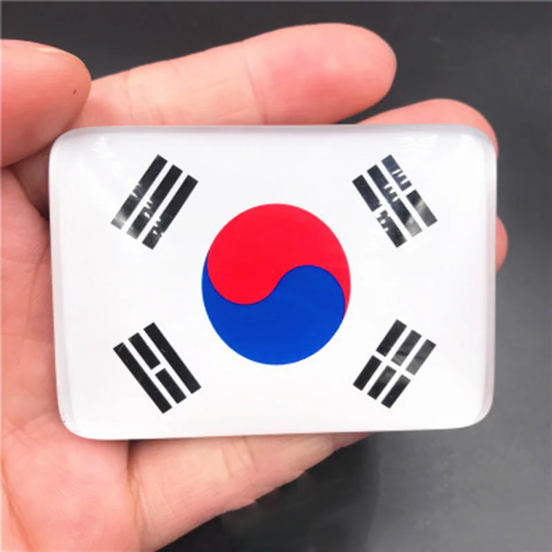 Korea world tourism memorial collection 3d refrigerator paste resin refrigerator creative magnetic Seoul architectural relief