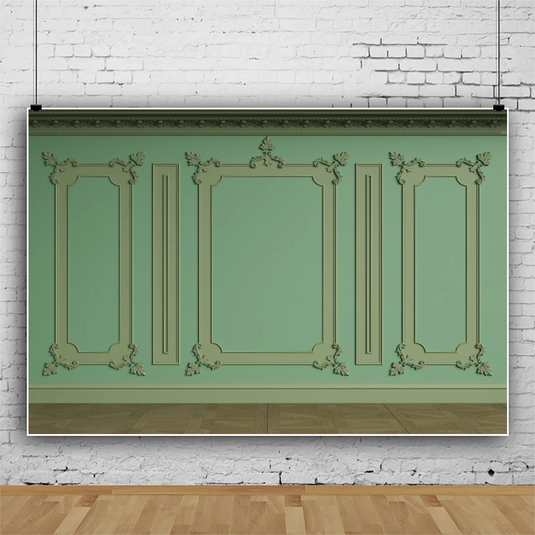 Laeacco Nội Thất Vintage Grunge Tường Đoạn Phông Nền Chụp Ảnh Cho Bé Photocall Chụp Ảnh Nền Cho Studio Ảnh