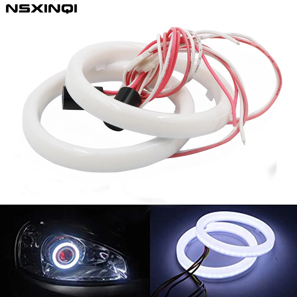 

Car Angel Eyes Led Halo Ring Led Angel Eye Headlight DRL Daytime Running Light Day Light for Car Auto Moto Motorcycle 12V