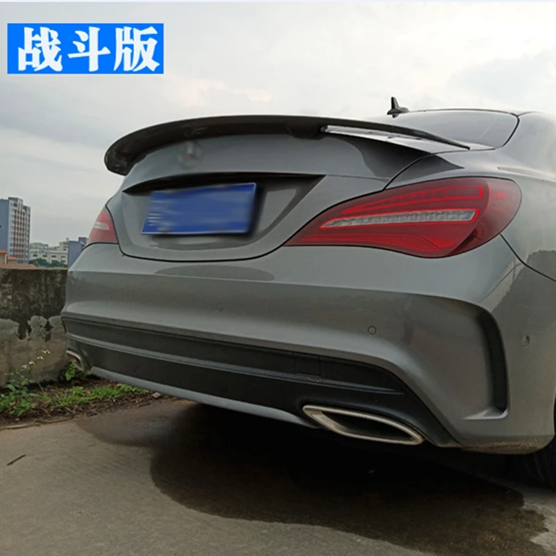 

For Mercedes-Benz CLA W117 CLA180 CLA200 CLA250 CLA260 ABS Rear Trunk Wing Spoiler CLA45 RT Style 2014 - UP