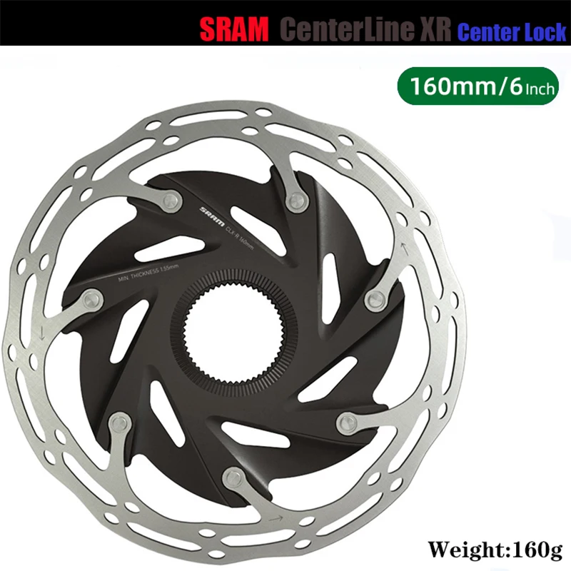 SRAM CenterLine Disc Brake Rotor Center Lock 200mm 180mm 160mm 140mm Center Line Discs Rotors Without Lockring