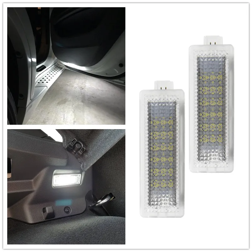 car LED Door foot Light Trunk lamp For BMW 1 3 5 6 7-Series E60 E70 E90 E65 E85 M3 MINI Z4 R50 No Error Reading Lights