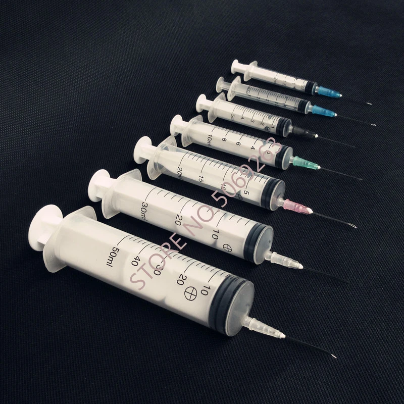 10pcs/Pack Disposable Plastic Sterile syringe Sample injector Sampler for ink syringe Industrial Glue Tools Feeding device