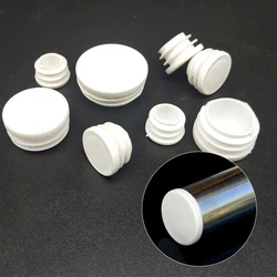 16 stks witte Plastic buis Insert plug antislip stoelpoot cap tafel voeten decor cover Meubelvoeten nivellering vloerbeschermer pad