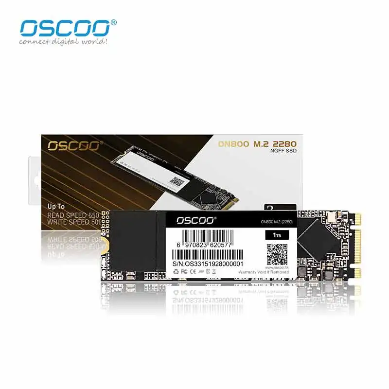 Твердотельный накопитель OSCOO M.2 SSD NGFF 2280, 128 ГБ, 256 ГБ, 512 ГБ, 2D микросхемы MLC