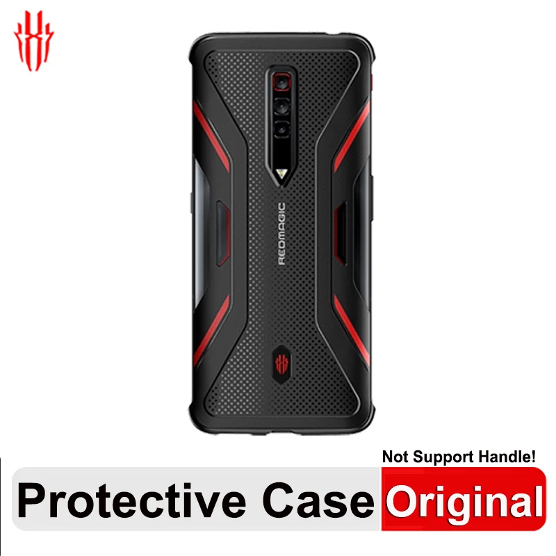 Original For ZTE Nubia Red Magic 6 Pro Case Magic6Pro NX669J-P Official PC + TPU Back Cover For Red Magic 6 NX669J Phone cases