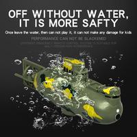 Mini RC Submarine 6CH high Speed Submarine SpeedBoat Remote Control Pigboat One Key diving boat 360degree turn around boat toys