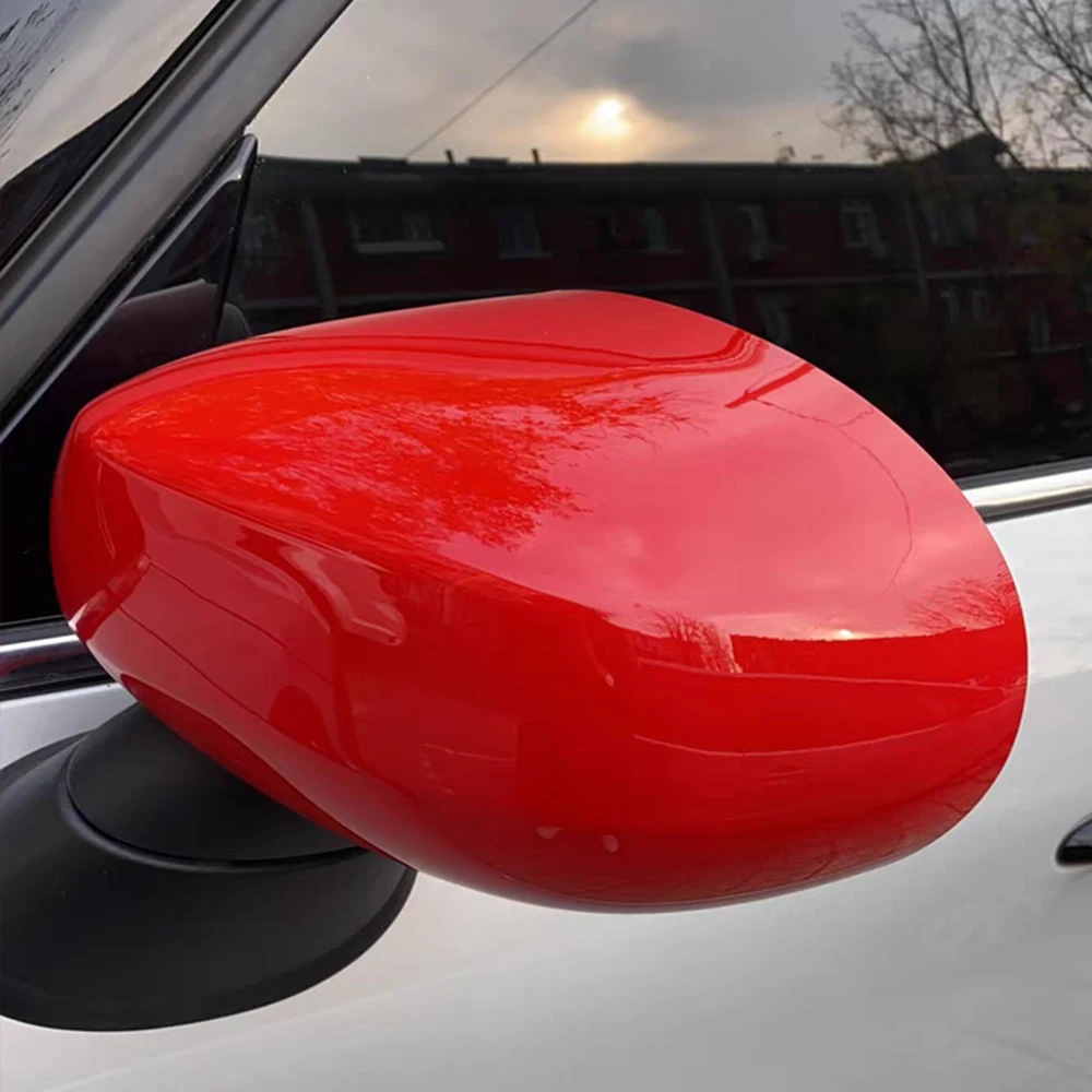 For Mini Cooper S JCW F54 F55 F56 F57 F60 2020 2021 2022 Union Jack Shell Decoration Car Rear View Mirror Stickers Car-styling