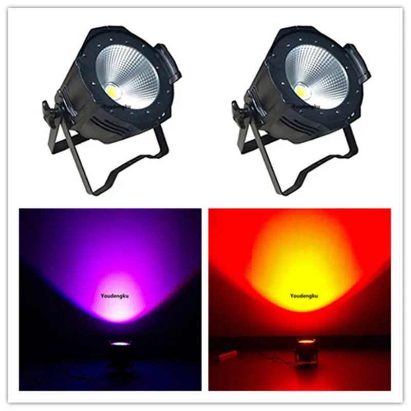 10pcs led 200w cob surface par audience wash lighting rgbw cob led par can stage light