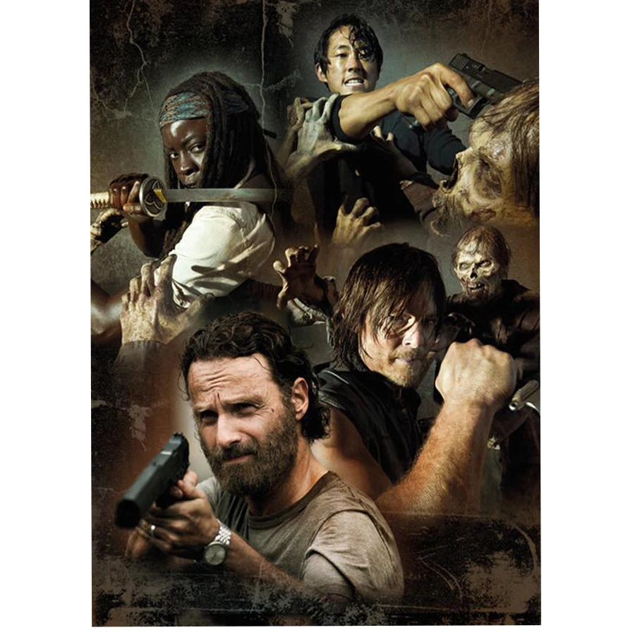 

5D diy Diamond Painting The Walking Dead Full Square diamond embroidery Mosaic Cross Stitch pattern beaded embroidery Home Deco