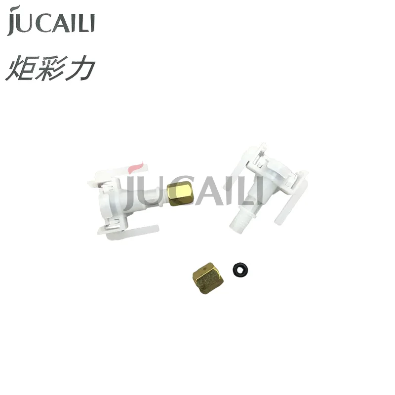 Jucaili 10PCS dx5/xp600 head ink damper with connector for mimaki jv33 jv5 cjv30 roland mutoh Galaxy printer dumper filter