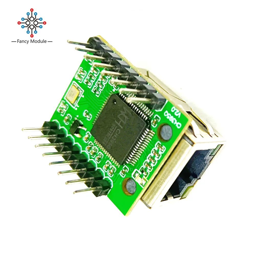 CH395Q Module Hardware TCP/IP Protocol Stack UART Serial Port Transparent Transmission/SPI Interface