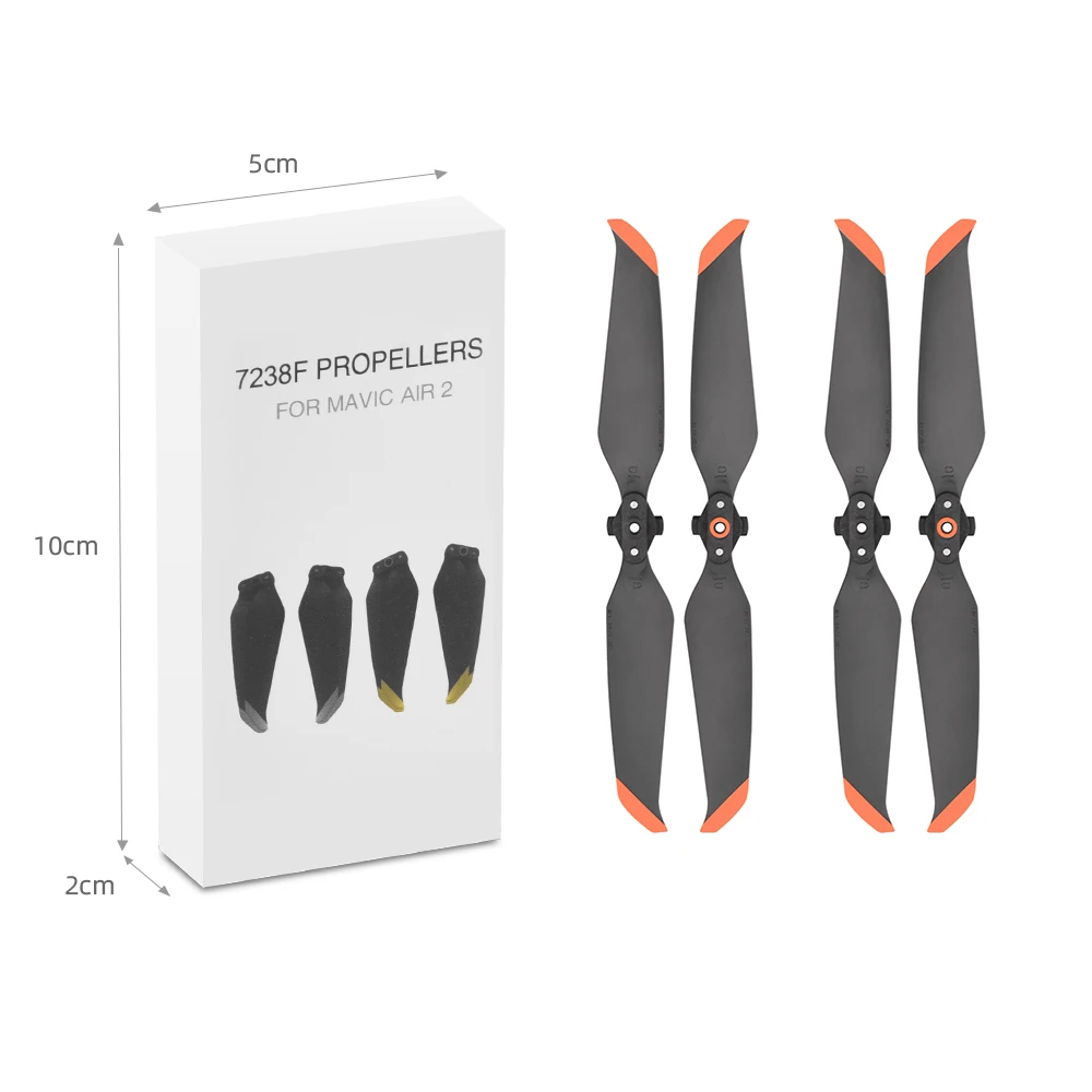 for DJI Air 2S Quick Release 7238 Propellers Paddle Blade Low-Noise Props Wing Fan Spare Part Brand New In Stock Accessories