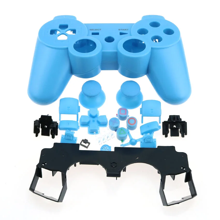 Gamepad housing with full set of parts For PS3 Controller shell Case Accesories W/ Inner Frame Buttons Kit For PS3