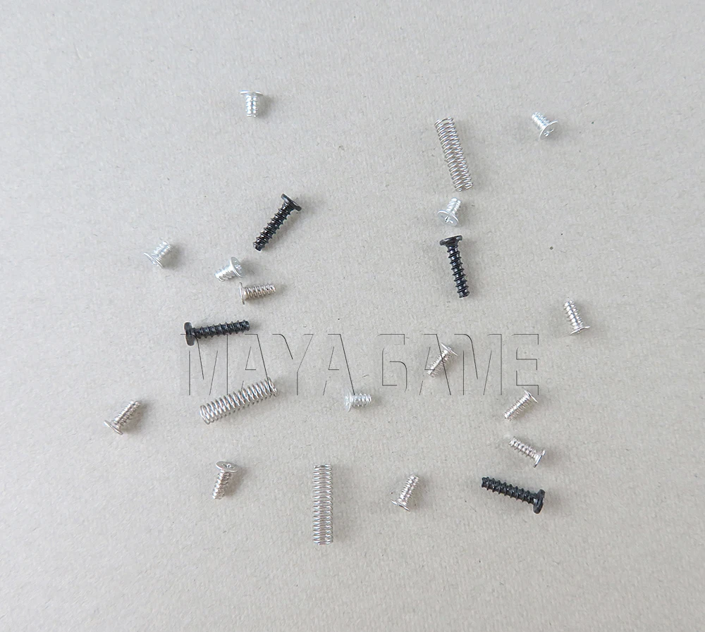 1 комплект винтов с плоской головкой GamePad, полный комплект винтовых пружин для Nintendo Switch Joy-Con