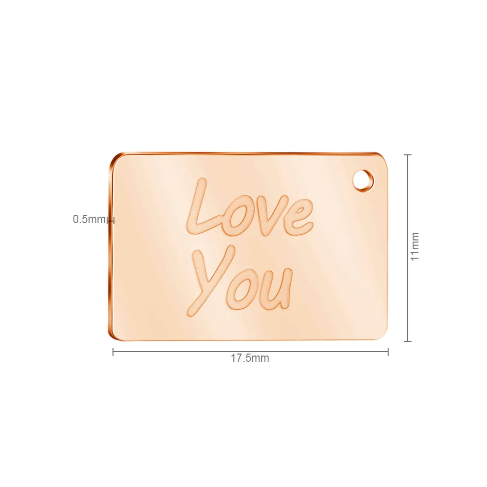 Engraved Letter Names Personality Stainless Steel Pendant Necklace Customized Envelope Valentine's Day Gifts for Women Jewelry