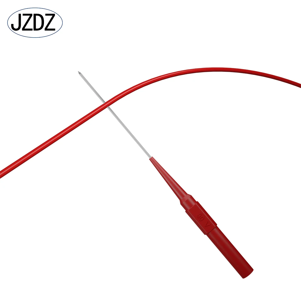 JZDZ 2pcs 1mm sonda di prova ago mul-timetro sonda posteriore in acciaio inossidabile 4mm presa a banana strumento di riparazione automatica J.30009