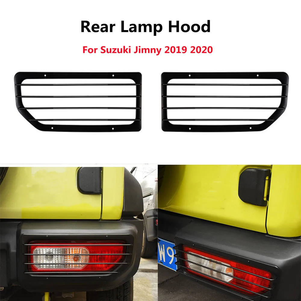 

Car Tail Light Cover For Suzuki Jimny 2019 2020 Automotive Lamp Hoods Rear Lamp Guards Protector Car Exterior Accessories