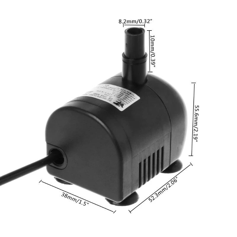 DC Water Pomp 5V Submersible Pump 350L/H AC 220V BLDC Electric Brushless Motor Water Pumps DIY Aquarium Fish Tank  Fishing