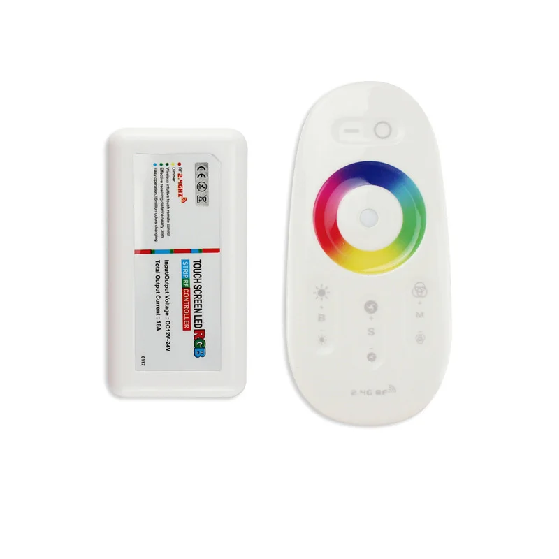 2.4G Cảm Ứng Điều Khiển Từ Xa Không Dây RGB Điều Khiển Nhiều Màu Sắc 5050 Ánh Sáng Với Module Led Đèn Mờ Thanh Ánh Sáng Công Tắc