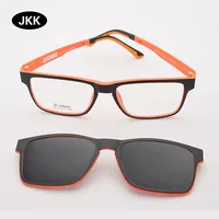 Ultem-gafas de sol con Clip magnético polarizado para hombre y mujer, lentes graduadas para miopía, espejo de conducción, JKK75