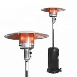 Standing Patio Heater Gas Heater For Indoor Outdoor Home Garden Stainless Steel 1300W Temperature Adjustable