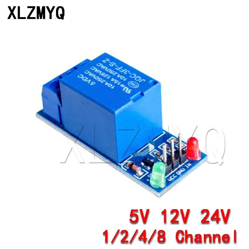 電源カプラー1 2 4 8チャネルリレーモジュール,5v 12v 12v