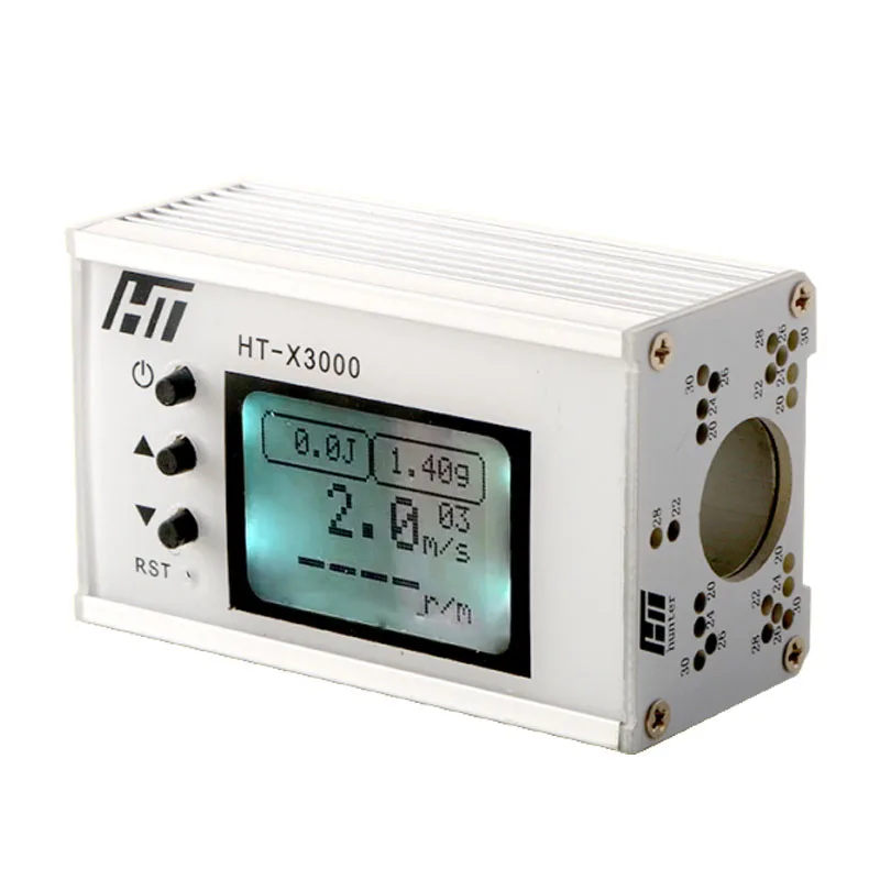 Schießgeschwindigkeitsmesser, Kugelgeschwindigkeit, Energiemessung, Schießchronograph mit Hintergrundbeleuchtung, LCD-Bullet-Geschwindigkeitstester – Detail 6