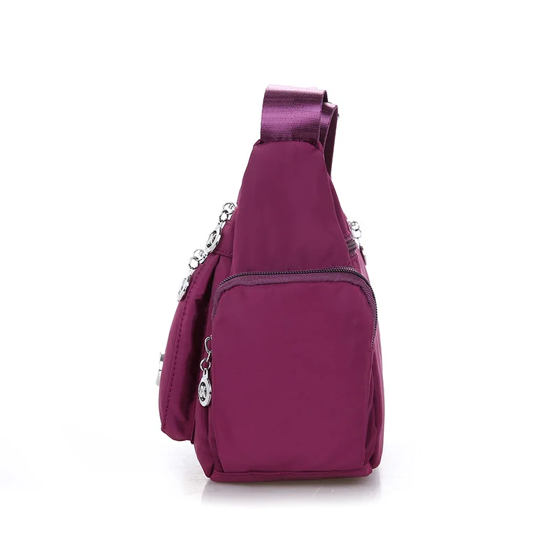 Casual Frauen Schulter Umhängetasche Oxford Wasserdichte Zipper Handtaschen Paket Weibliche Große Kapazität Reise Umhängetasche – Detail 26