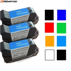 YAOMATEC  AS level high adhesion Quick dry ink cartridge compatible JS12/ JS10 /2588/2580 for 12.7mm handheld inkjet printers