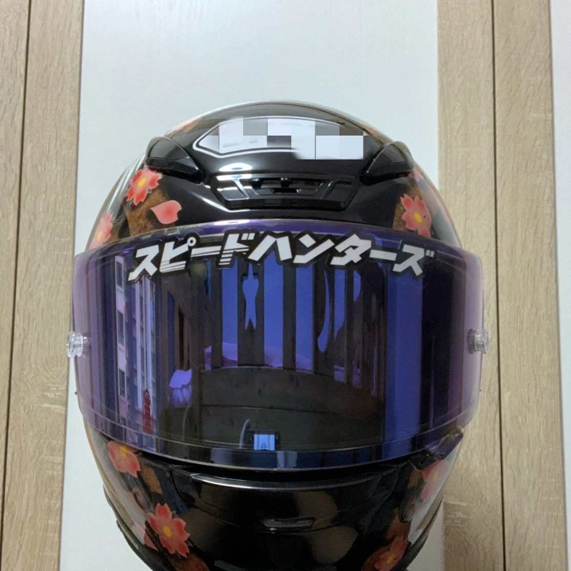 Japonês SH Speedhunter Car Styling e decalques, motocicleta capacete viseira lente decorar, Auto cauda adesivos, 1pc