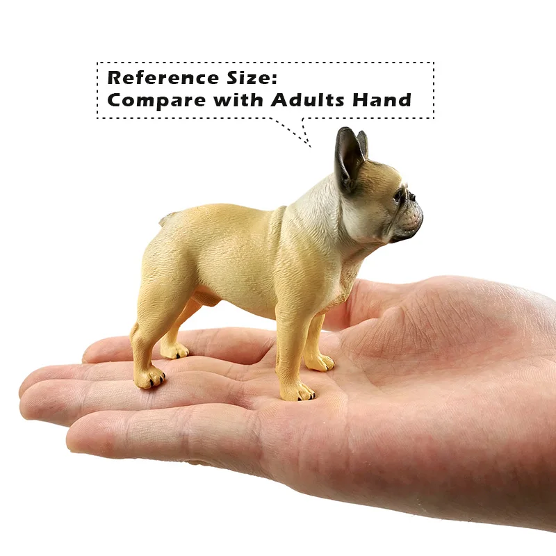 New Farm Lovely Dog Simulation Bulldog figurine Animal model Diy home decor miniature fairy garden decoration accessories modern