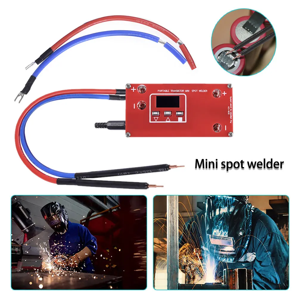 Mini Spot Welder Machine 18650 Battery Welding Power Supply Nickel Sheet DIY