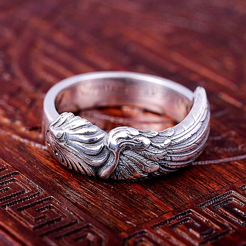 FF8 FINAL FANTASY VIII Lionheart Lion S925 Sterling Silver Ring Band For Men Jewelry FFVIII Cosplay Props Gifts For Boys Girls