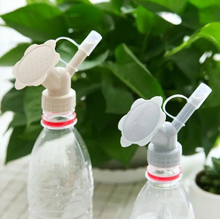 100pcs 2 In 1 Plastic Sprinkler Nozzle For Flower Waterers Bottle Watering Cans Sprinkler Shower Head Garden Tool SN3427