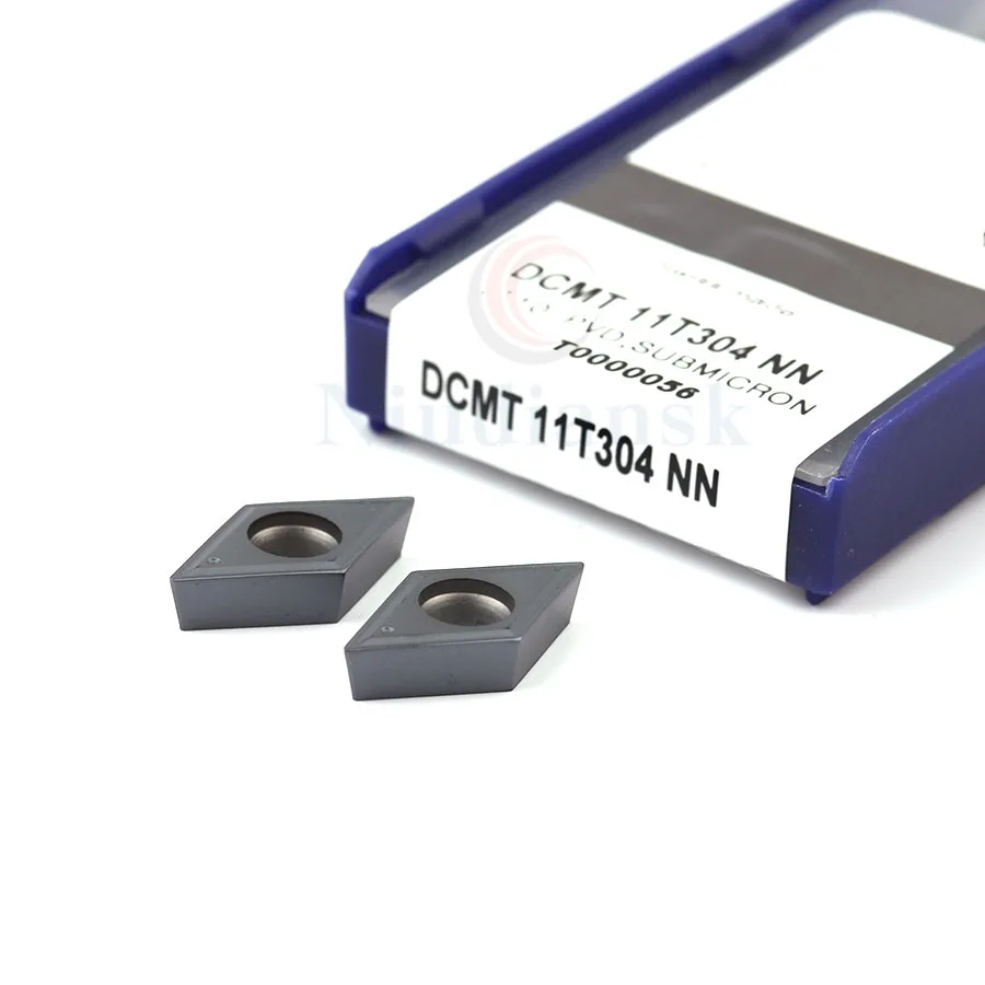 100% High quality original 10pcs DCMT11T304 DCMT11T308 NN LT10 carbide insert External turning tool CNC  Lathe tool Turning