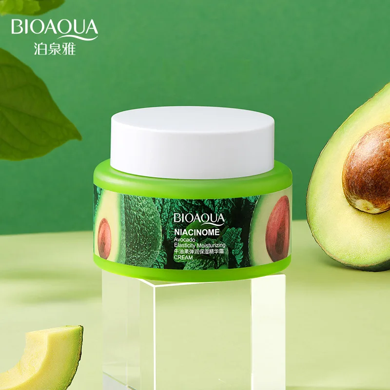 Bioaqua Avocado essence cream moisturizing elastic filling water lock water relieve skin to improve dry skin cream