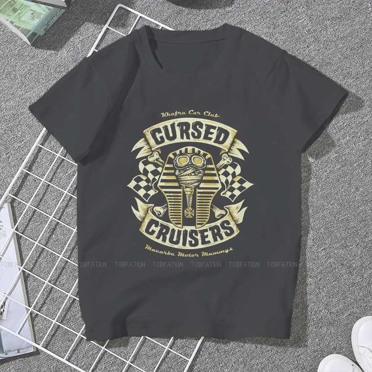 Cursed Cruisers Sweet Girls Women T-Shirt Egyptian Ancient Egypt Culture 5XL Blusas Harajuku Casual Vintage Oversized Tops