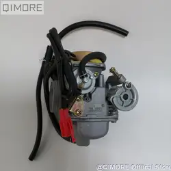 PD24J Carburetor for Scooter Moped GY6-125 GY6-150 152QMI 1P52QMI 157QMJ 1P57QMJ