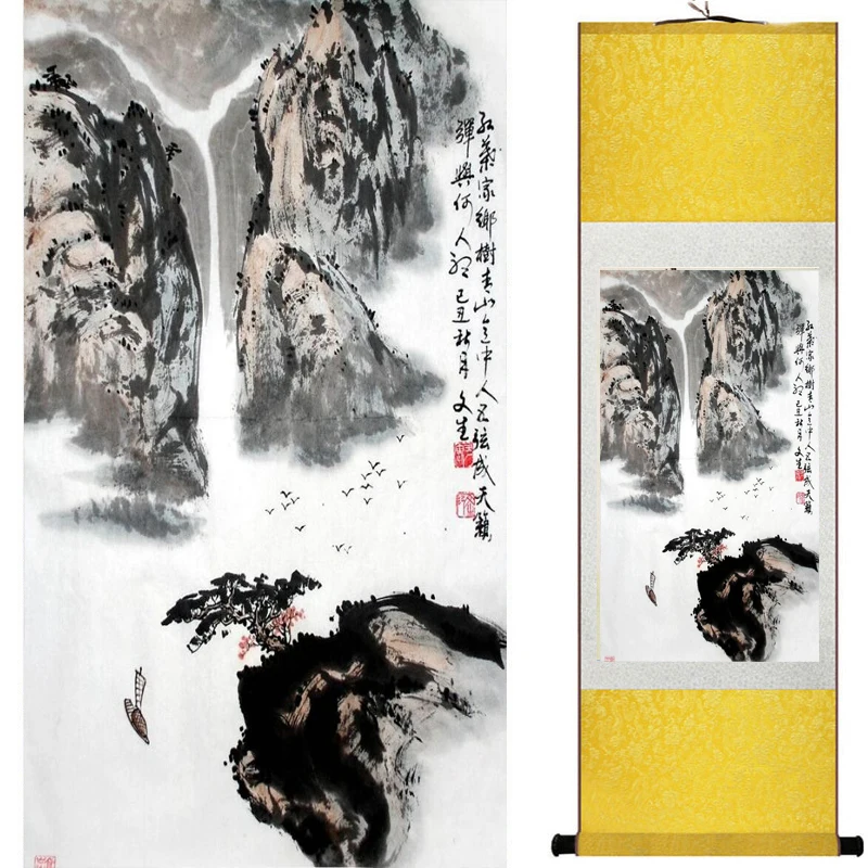 

landscape art painting Super quality traditional Home Office Decoration Chinese painting20190824010