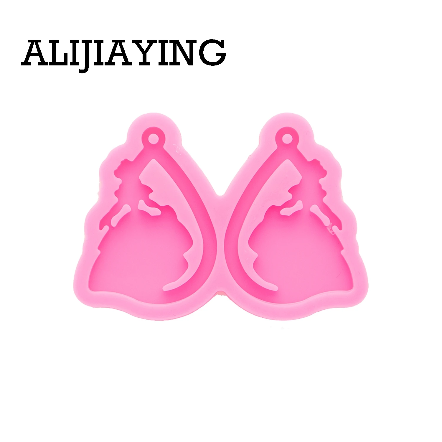 DY0930 Glossy Girl Skirt Earrings Mold, Epoxy Resin Molds , Silicone Molds for Resin Art, Molds Silicone Crafts Resin