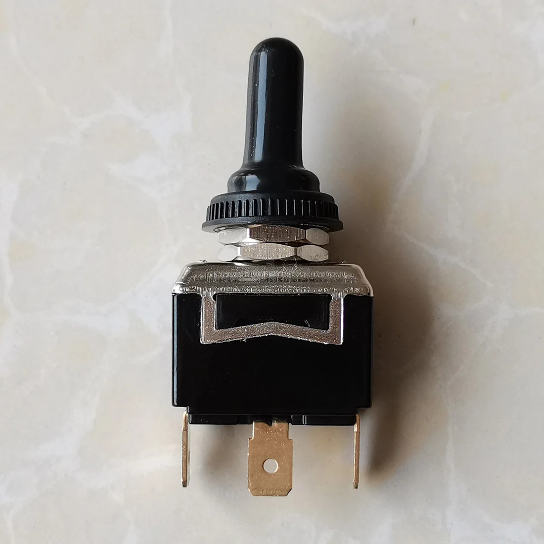 KEDU HY29J Toggle Switch With Silicone Protection Cover SPDT (ON)-OFF-(ON) Bilateral Automatic Reset Function 18(12)A 250V CE