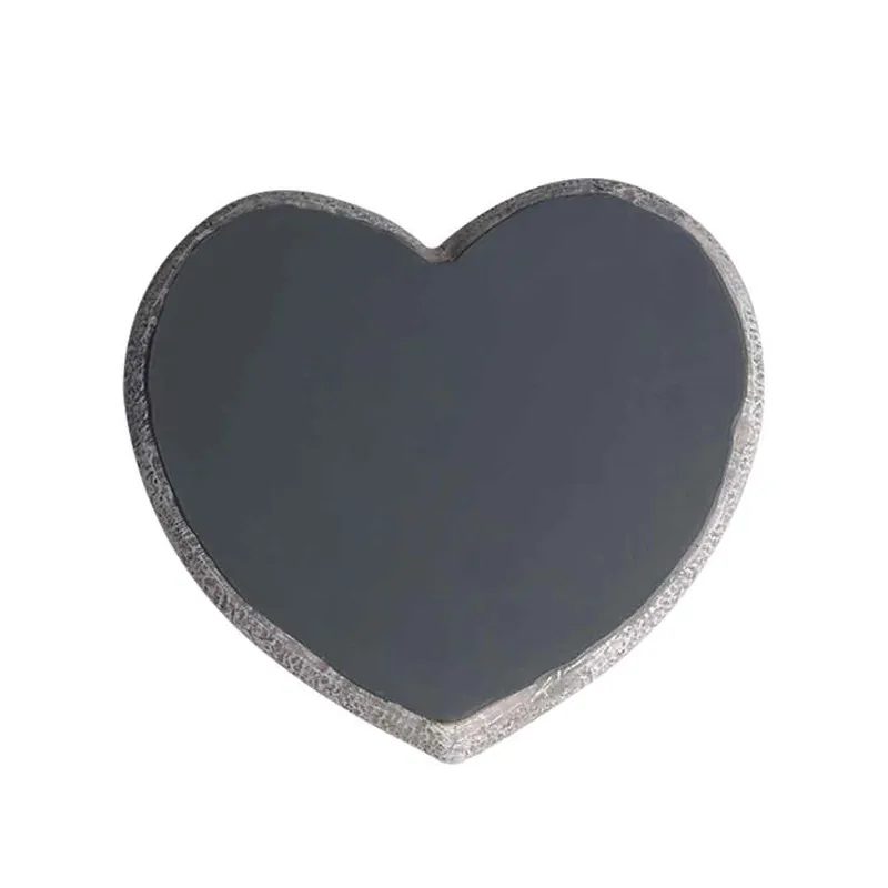 New Cat Dog Heart Shaped  Paw Print Remembrance Memorial  Stone Grave Marker for Outdoor Tombstone Or Indoor Display Pet Gift.